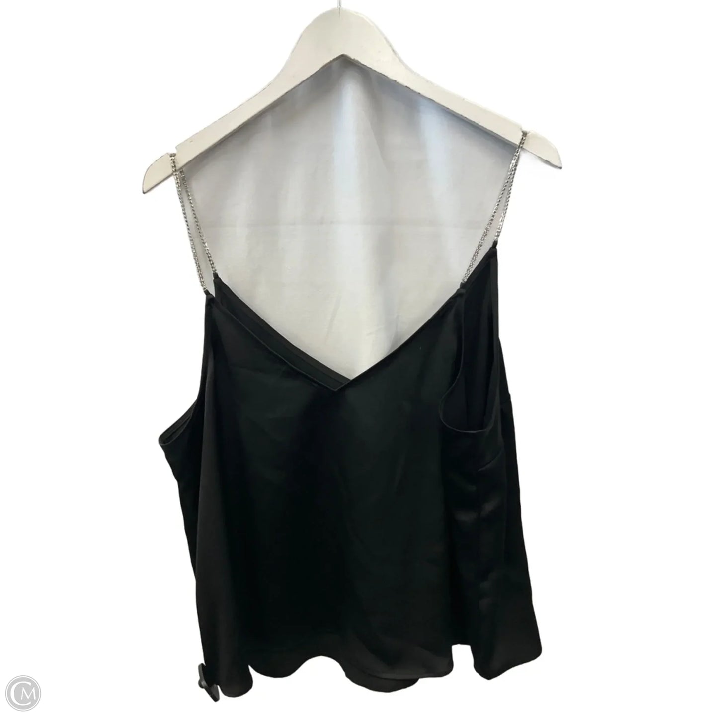 Top Sleeveless By H&m In Black, Size: Xl