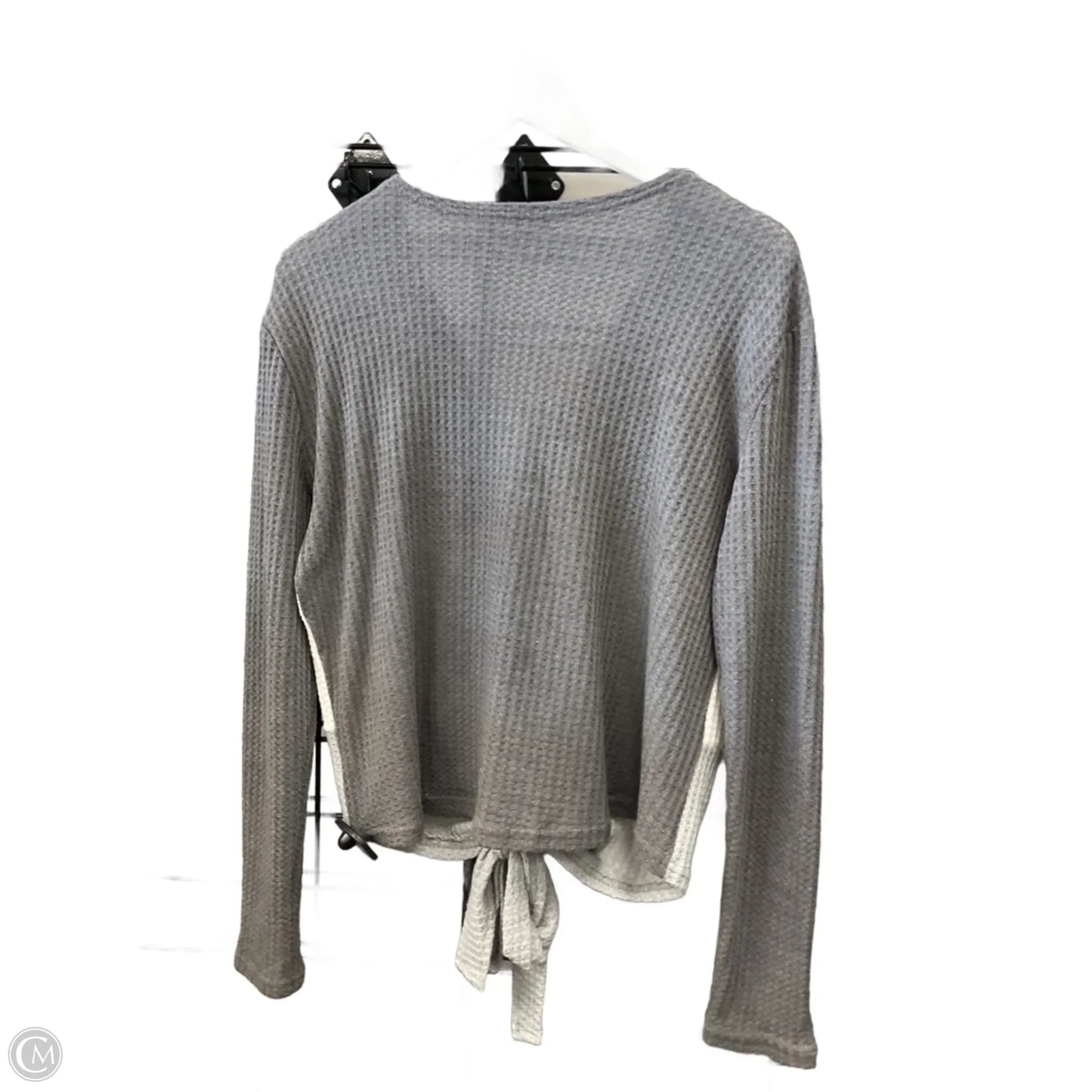 Sweater Cardigan By Shein In Grey, Size: M