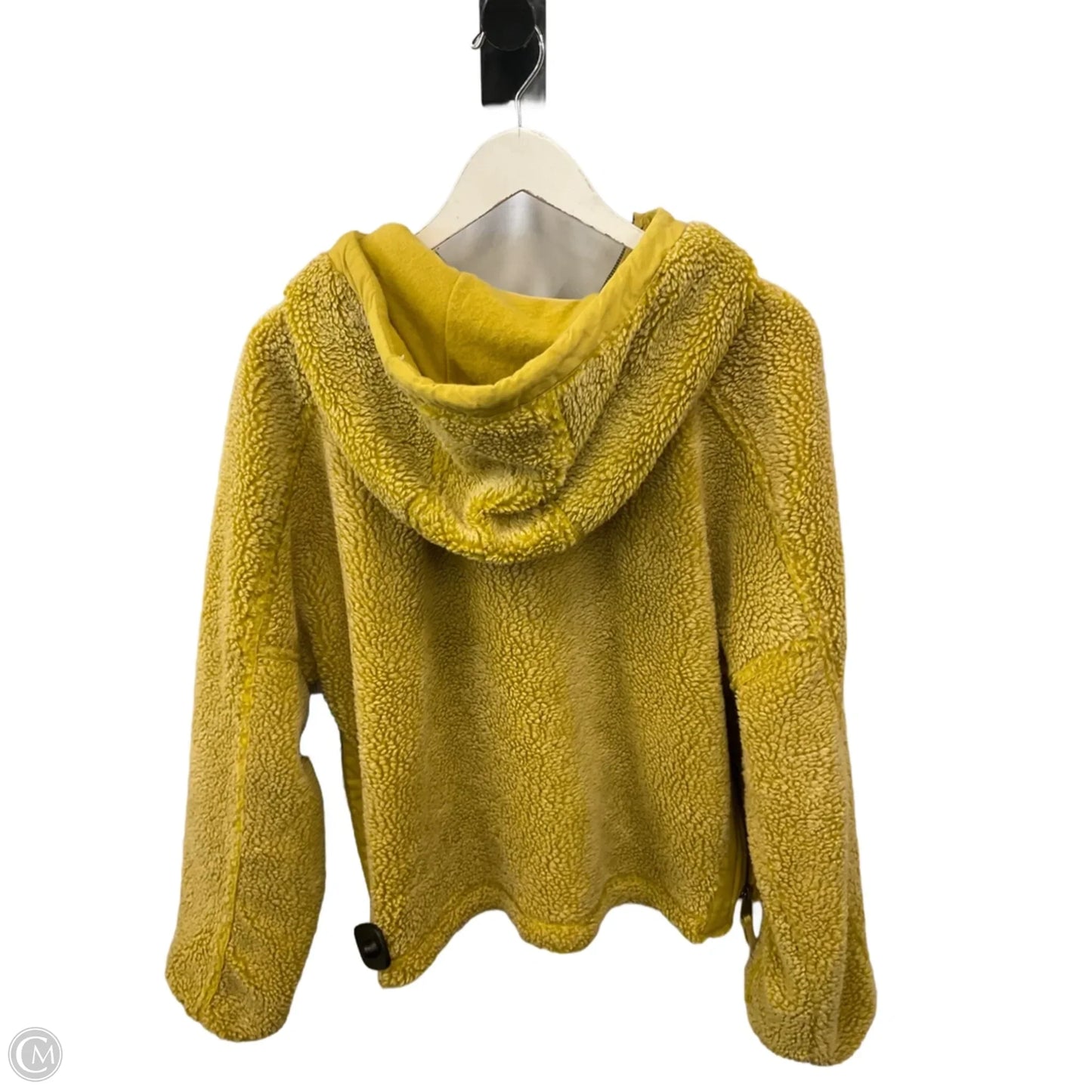 Jacket Fleece By Free People In Gold, Size: Xs