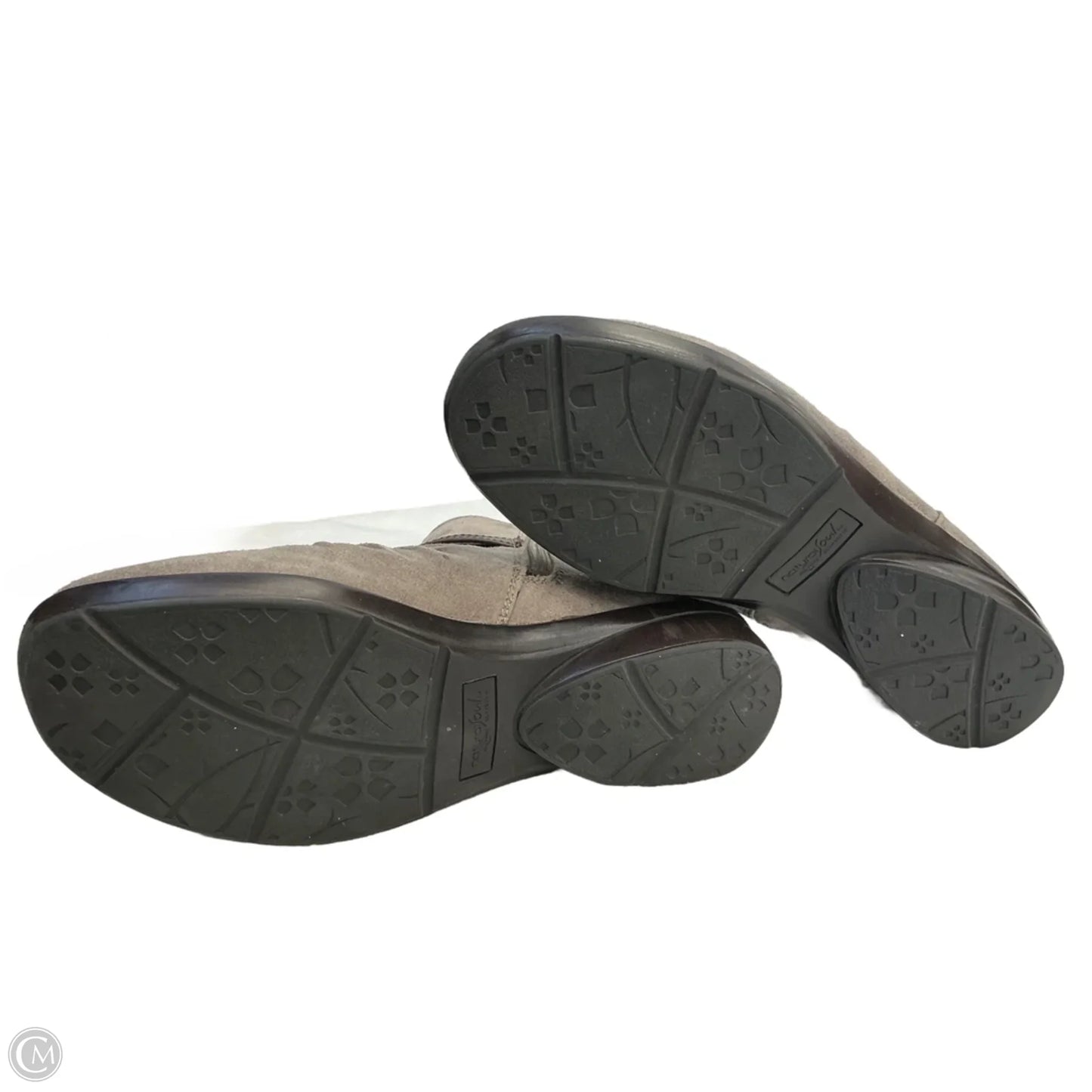 Boots Ankle Flats By Natural Soul In Taupe, Size: 8