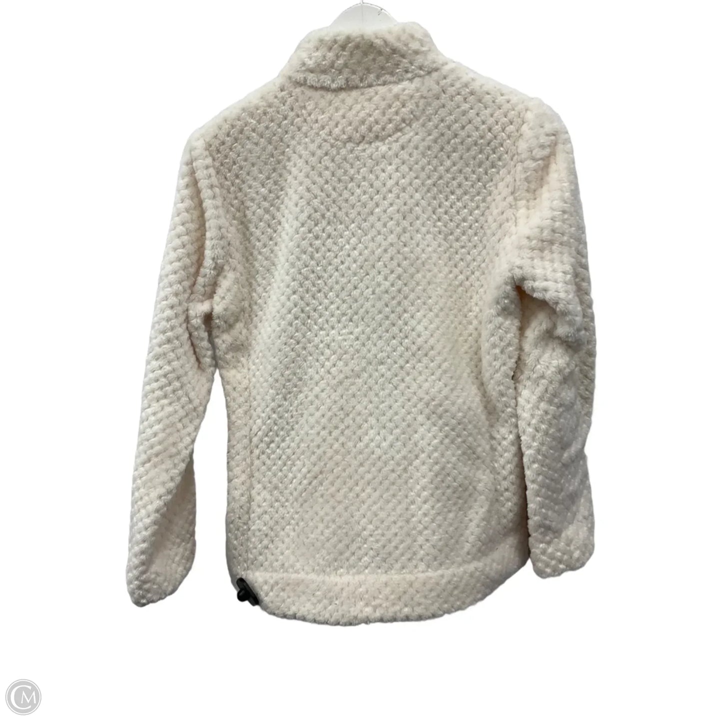 Jacket Fleece By Calvin Klein In Cream, Size: S