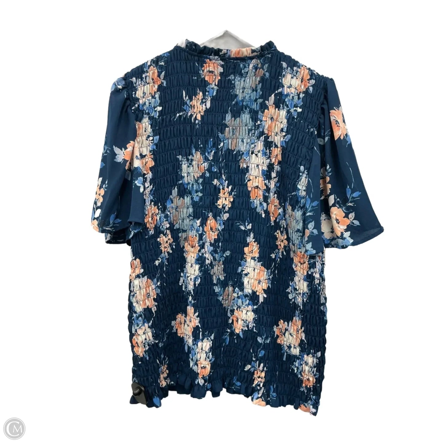 Top Short Sleeve By Maurices In Navy, Size: 2x