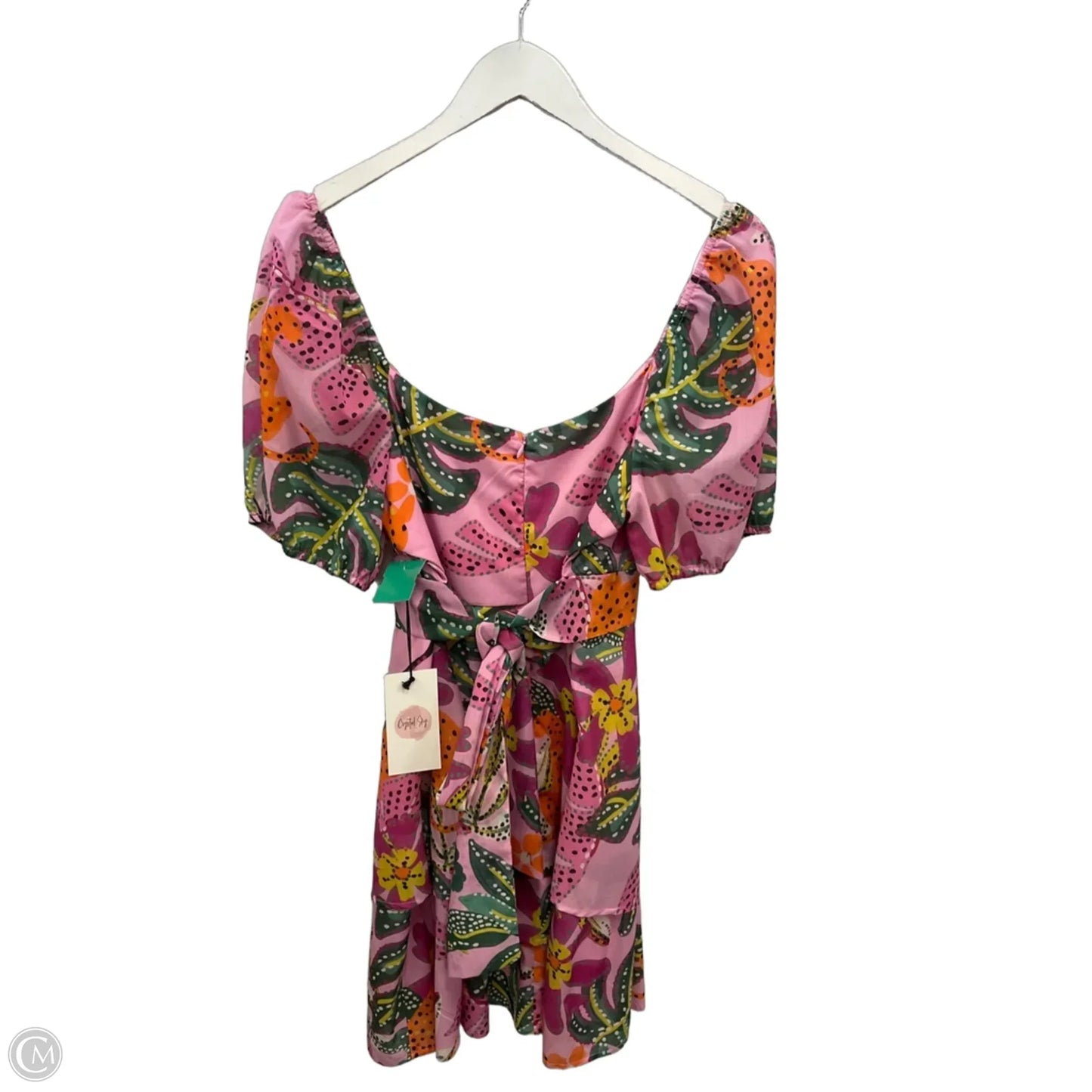 Dress Casual Short By Crystal Sky In Pink, Size: Xl