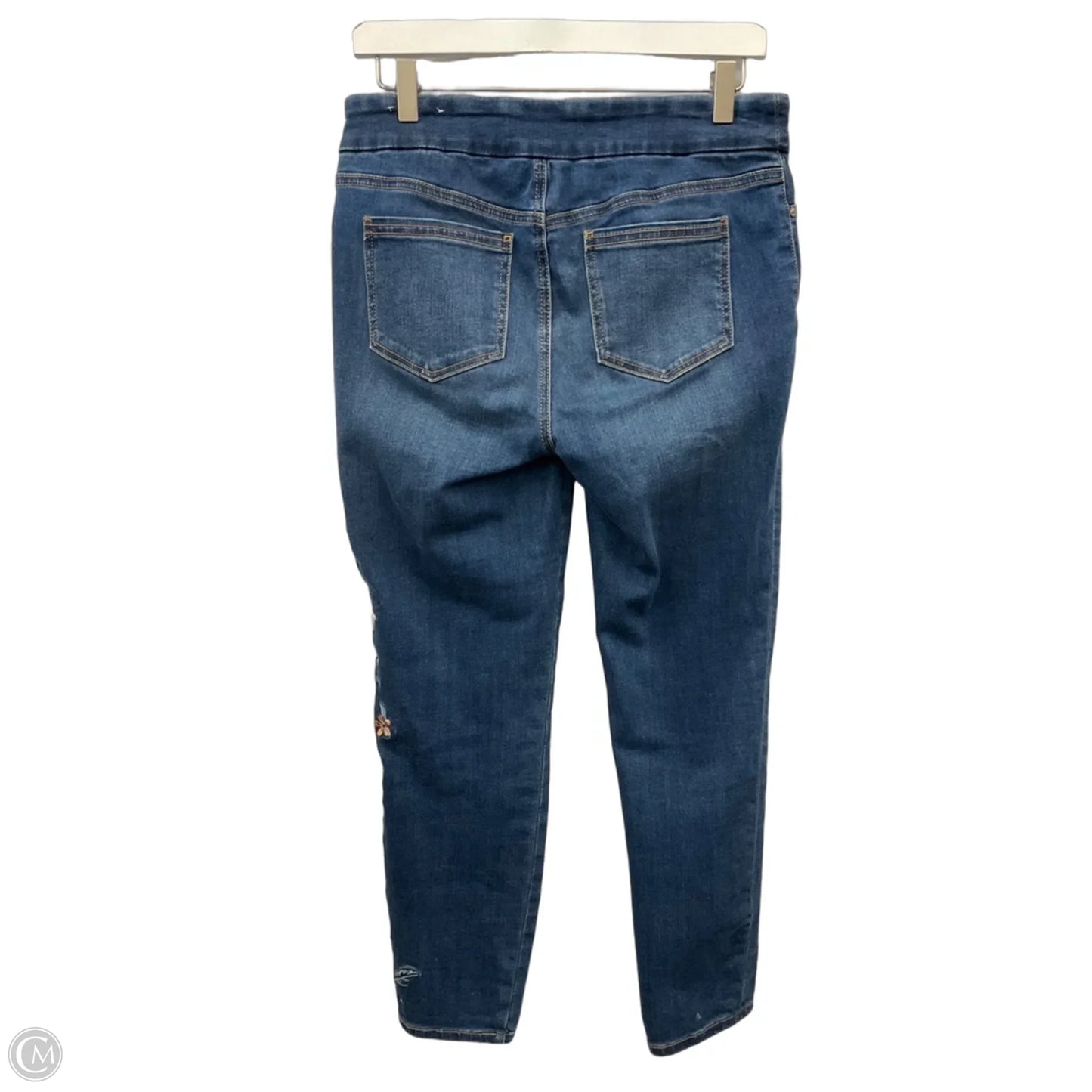 Jeans Jeggings By Chicos In Blue Denim, Size: 4