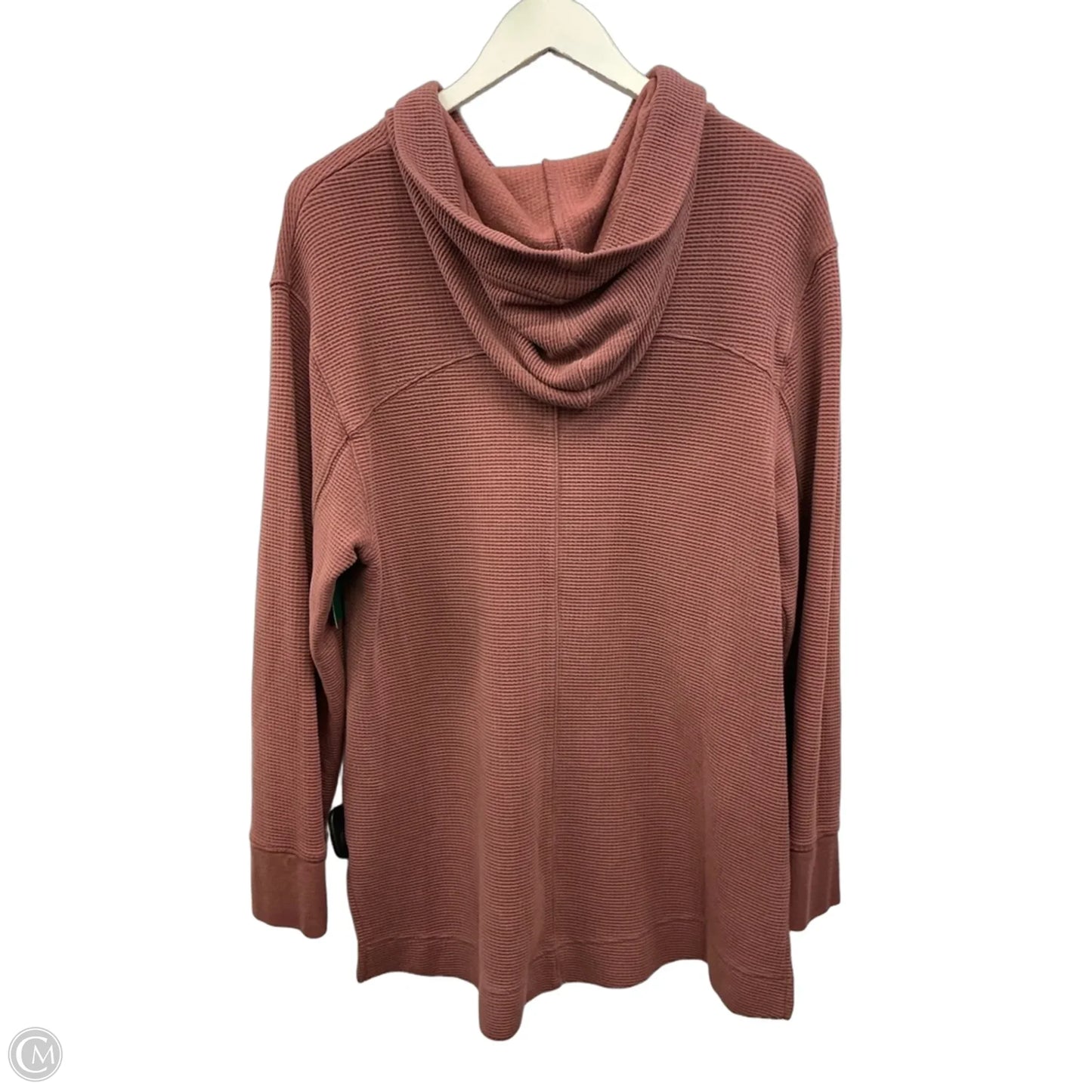 Sweatshirt Hoodie By Athleta In Pink, Size: M