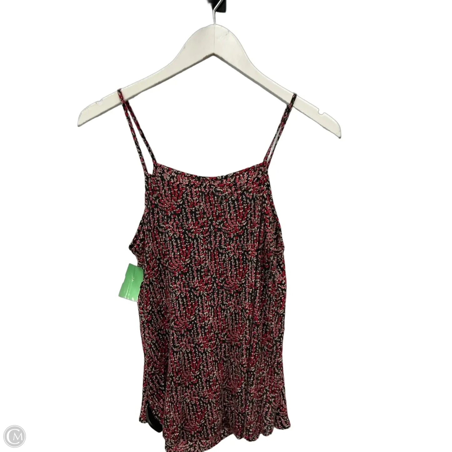 Top Sleeveless By Loft In Pink & Red, Size: Xs