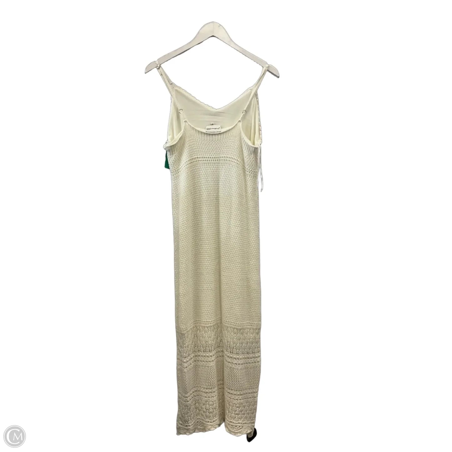 Dress Casual Maxi By Freshman In Cream, Size: M
