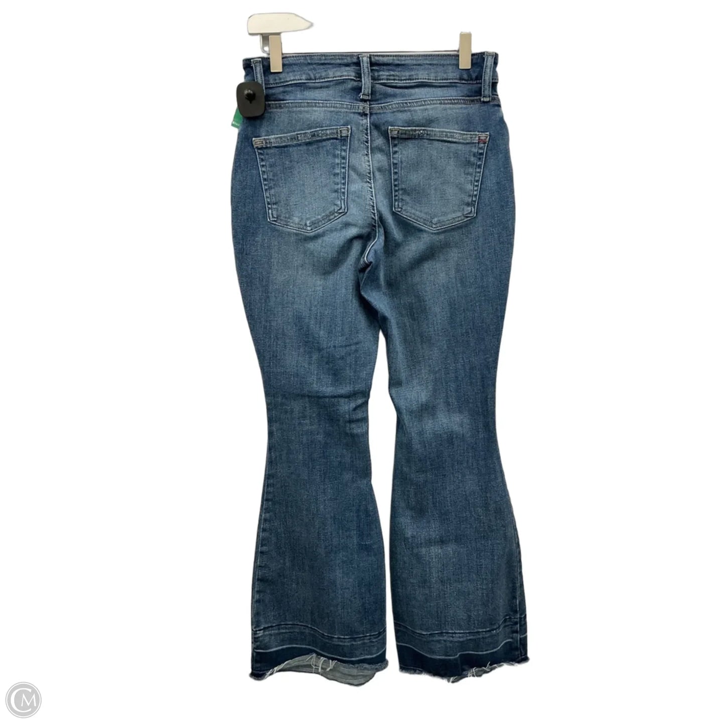 Jeans Flared By Edgely In Blue Denim, Size: 8