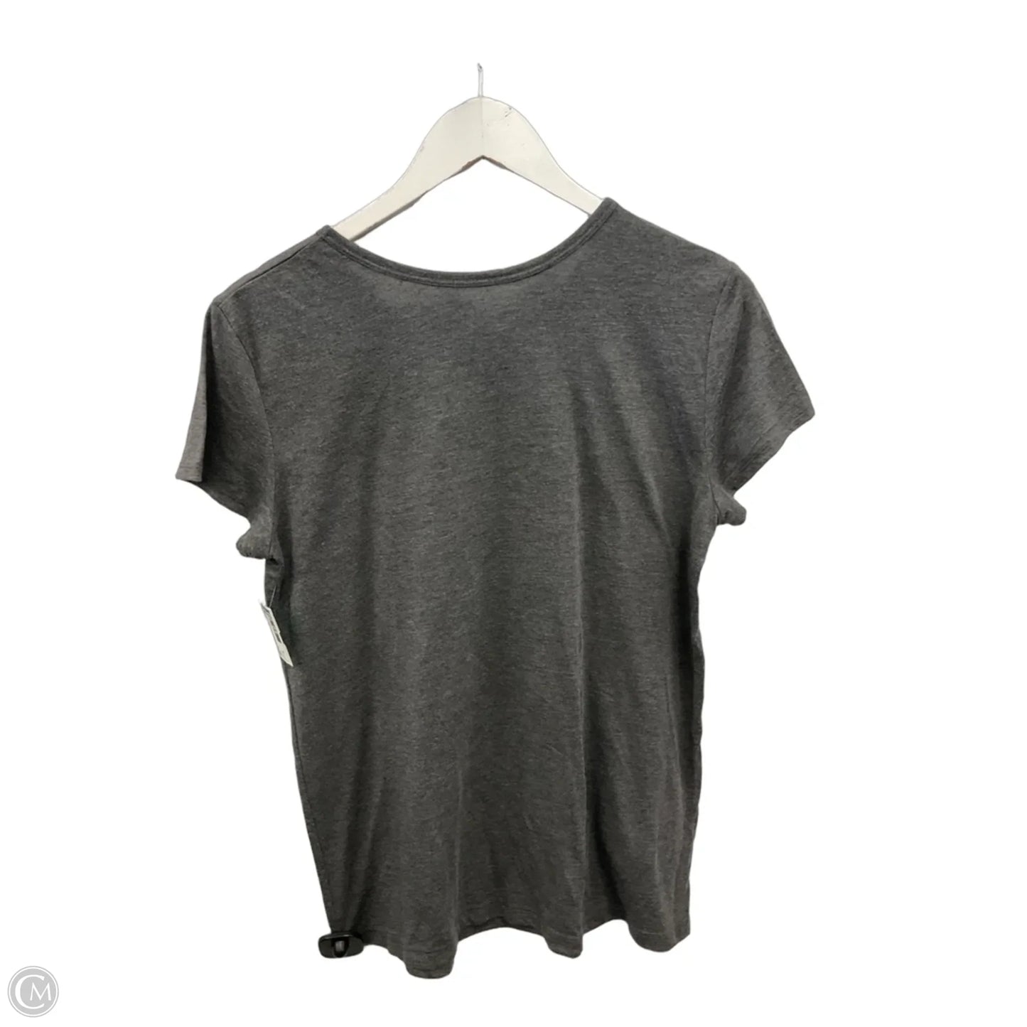 Top Short Sleeve By Disney In Grey, Size: Xl