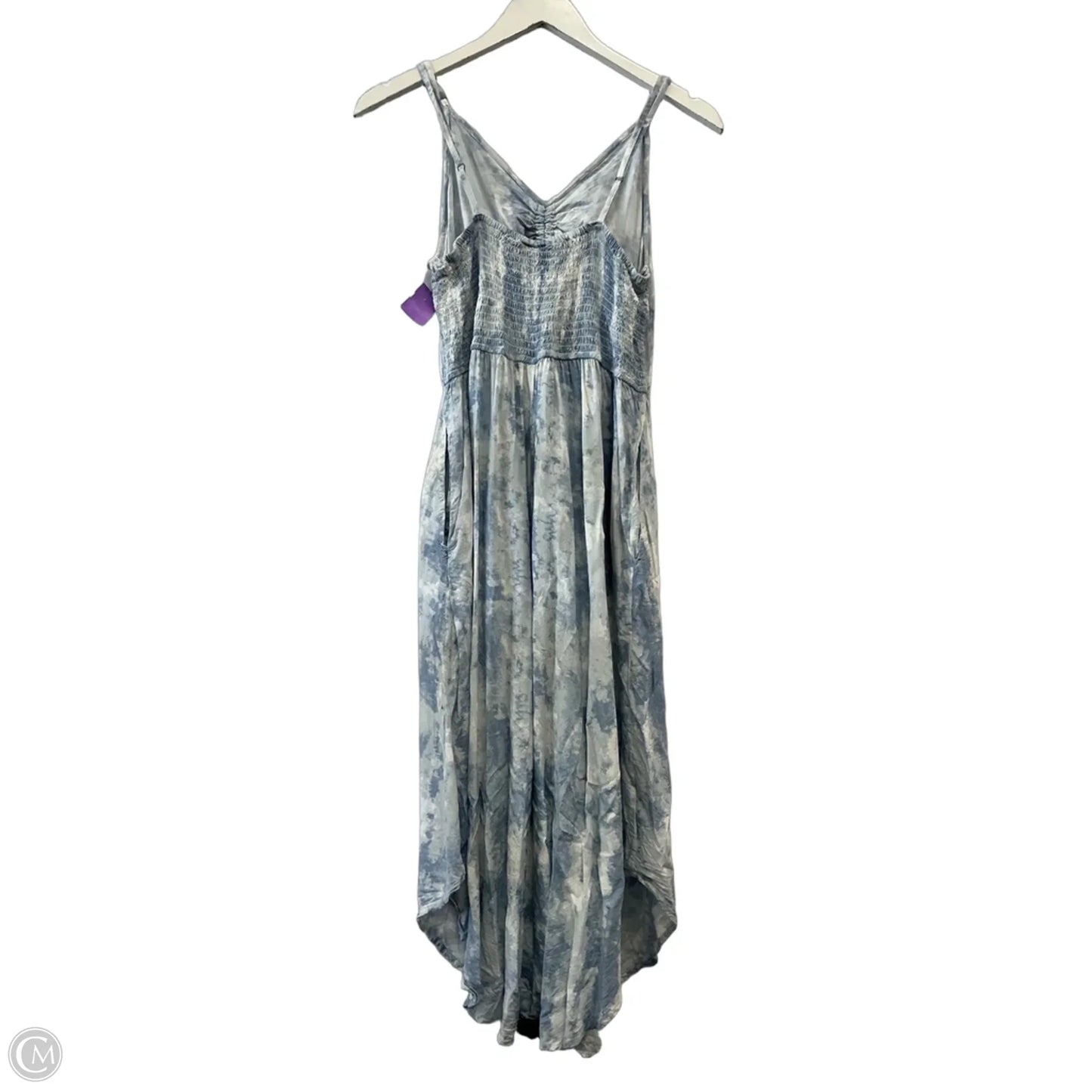 Dress Casual Midi By Sincerely Jules In Blue & White, Size: M