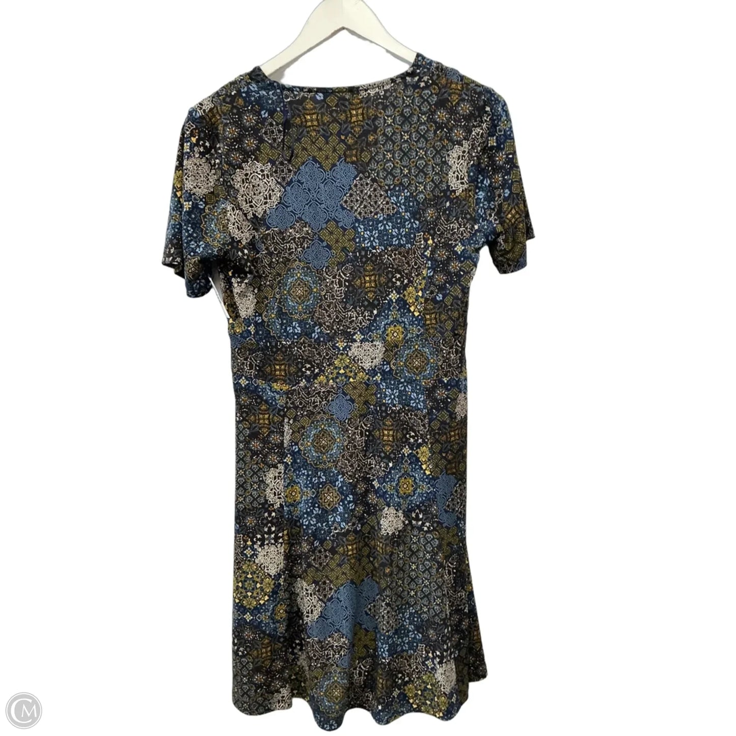 Dress Casual Midi By Michael By Michael Kors In Blue, Size: M