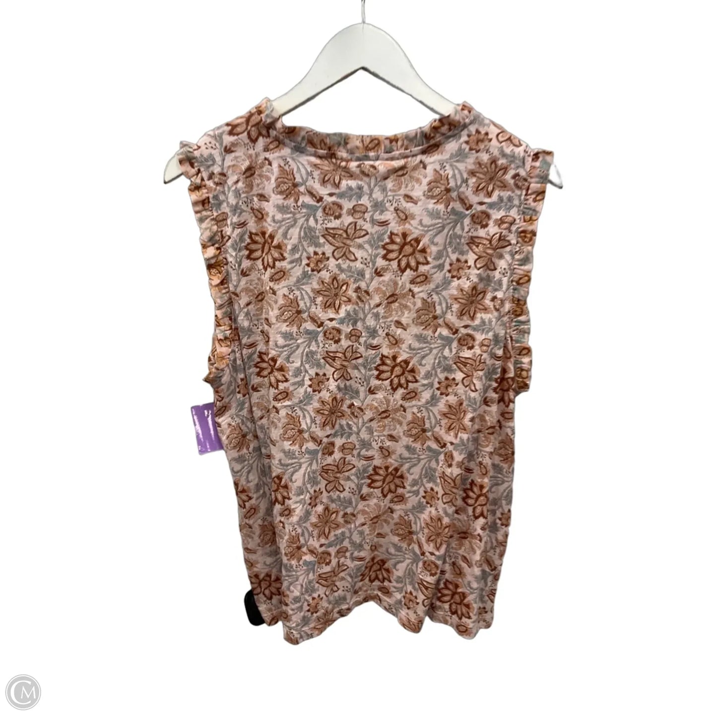 Top Short Sleeve By Lucky Brand In Pink, Size: Xl