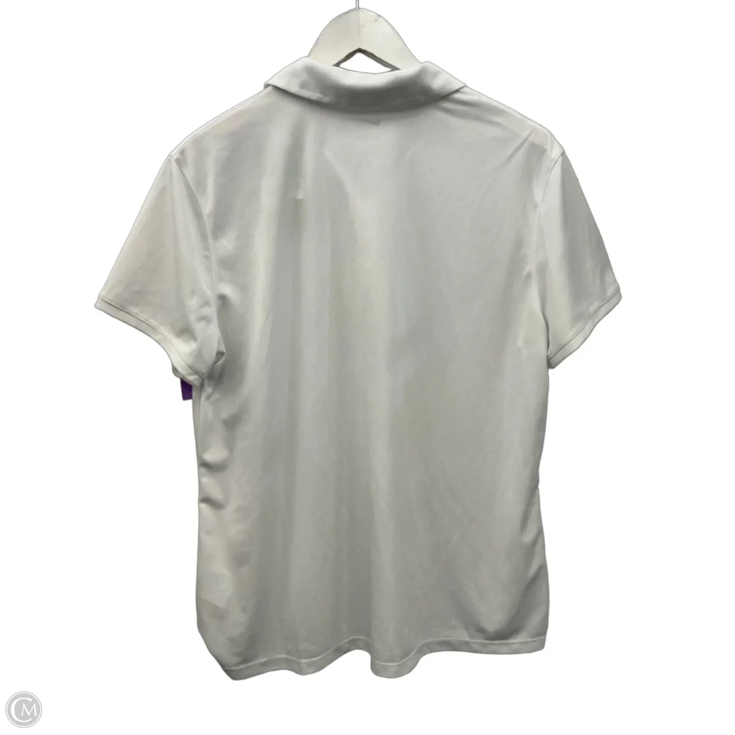 Athletic Top Short Sleeve By Nike Apparel In White, Size: Xl