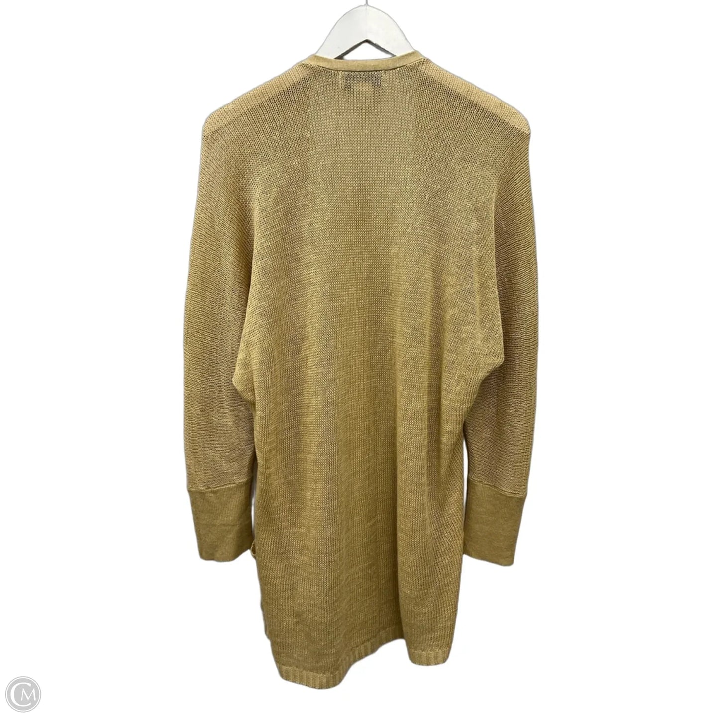 Sweater Cardigan By Magaschoni In Tan, Size: S