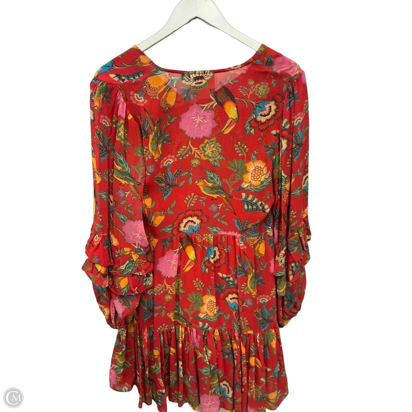 Dress Party Midi By Anthropologie In Red, Size: Sp