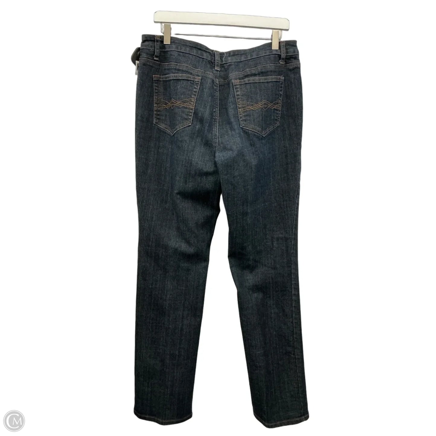 Jeans Straight By St Johns Bay In Blue Denim, Size: 14