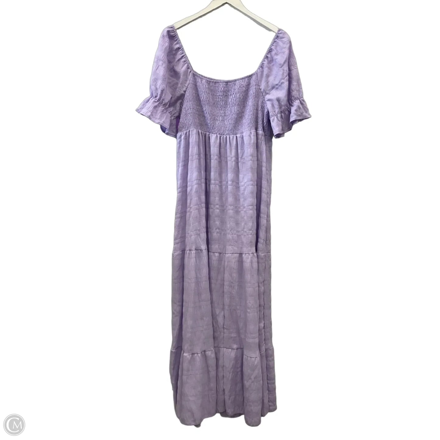 Dress Casual Maxi By Shein In Purple, Size: 1x