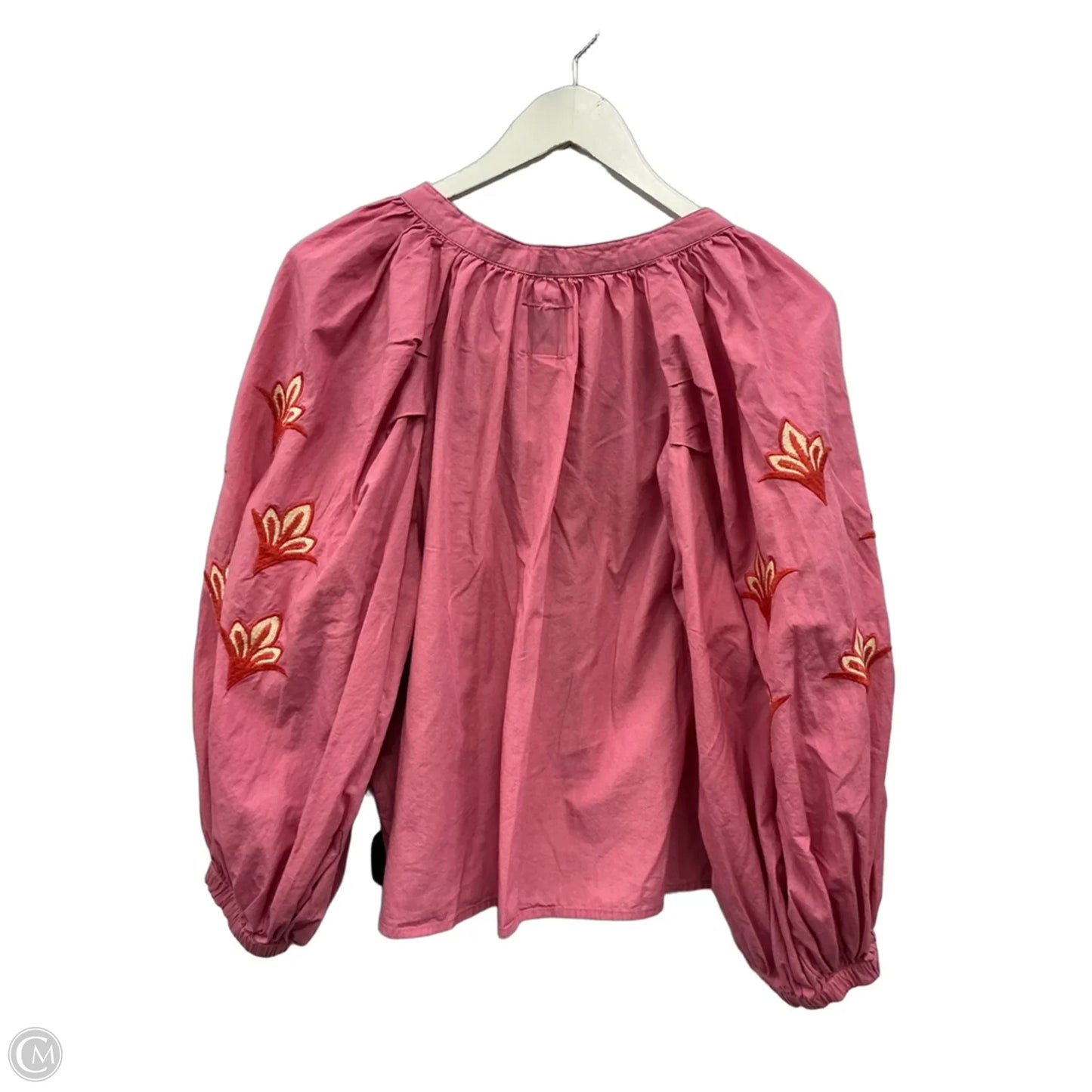 Top 3/4 Sleeve By Clothes Mentor In Pink, Size: S