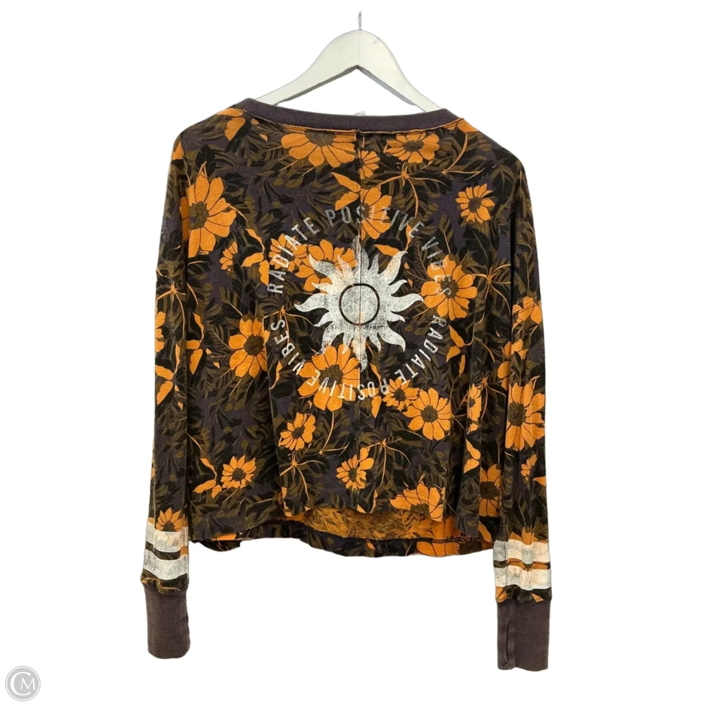 Top Long Sleeve By Free People In Purple, Size: Xs