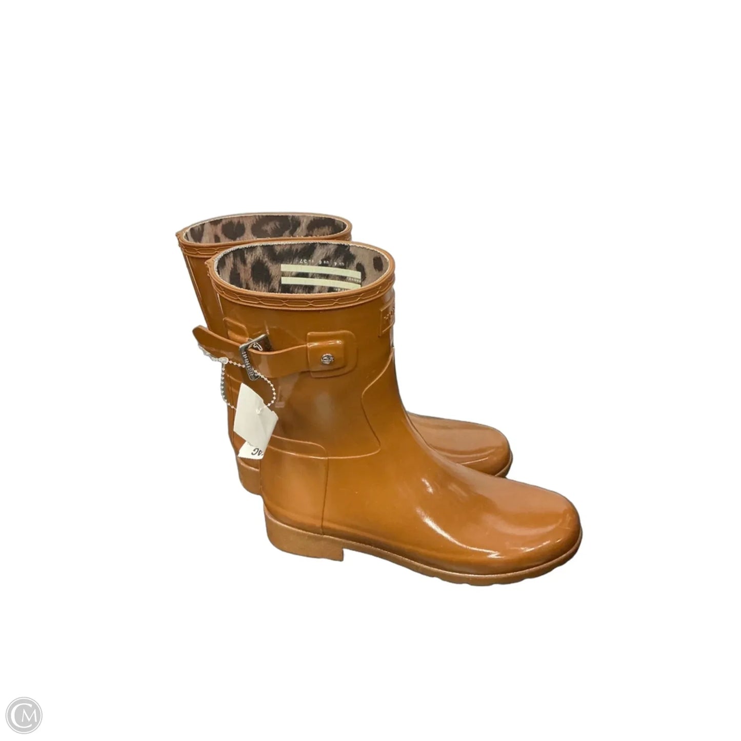 Boots Rain By Hunter In Brown, Size: 6
