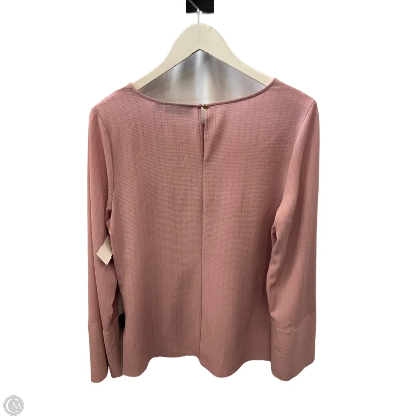 Top Long Sleeve By Apt 9 In Pink, Size: M