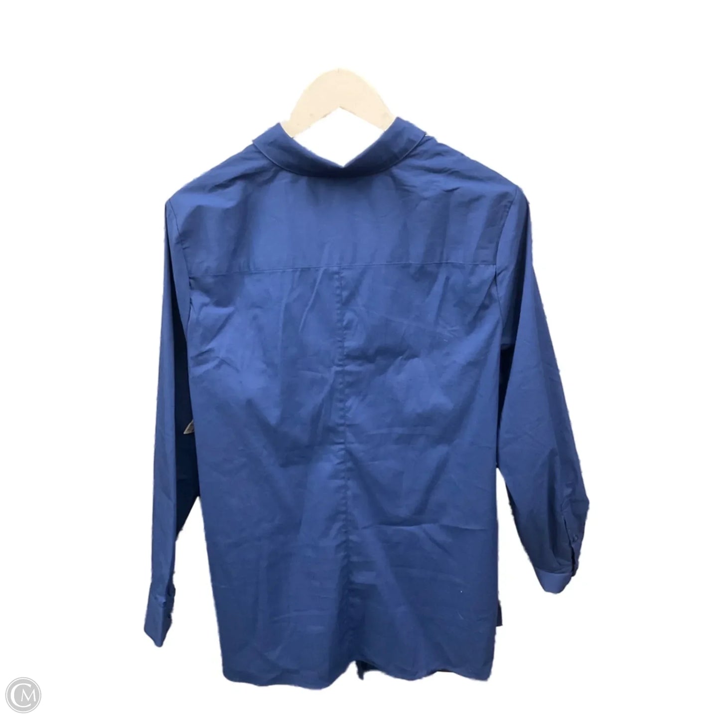 Top Long Sleeve By Chicos In Blue, Size: L