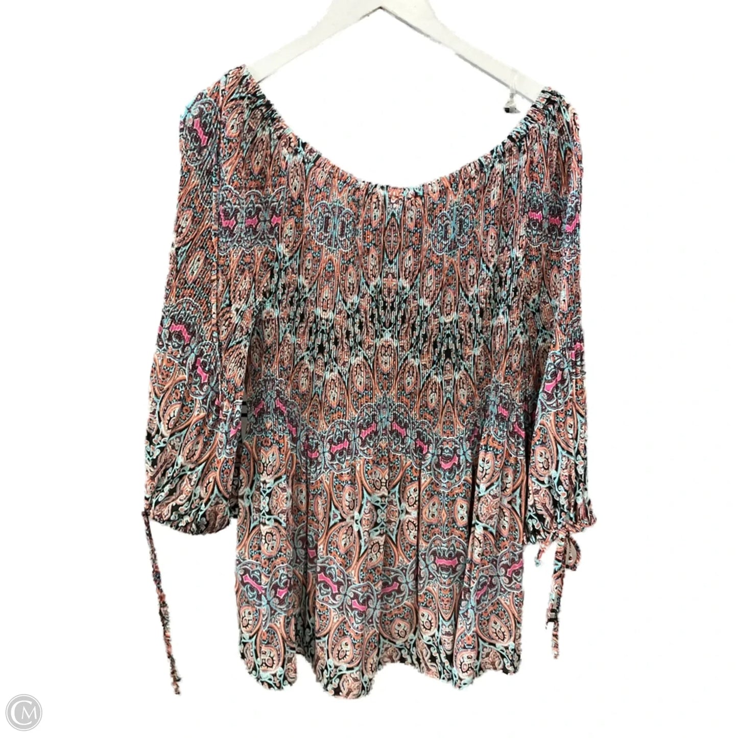 Top 3/4 Sleeve By Rose And Olive In Multi-colored, Size: 2x