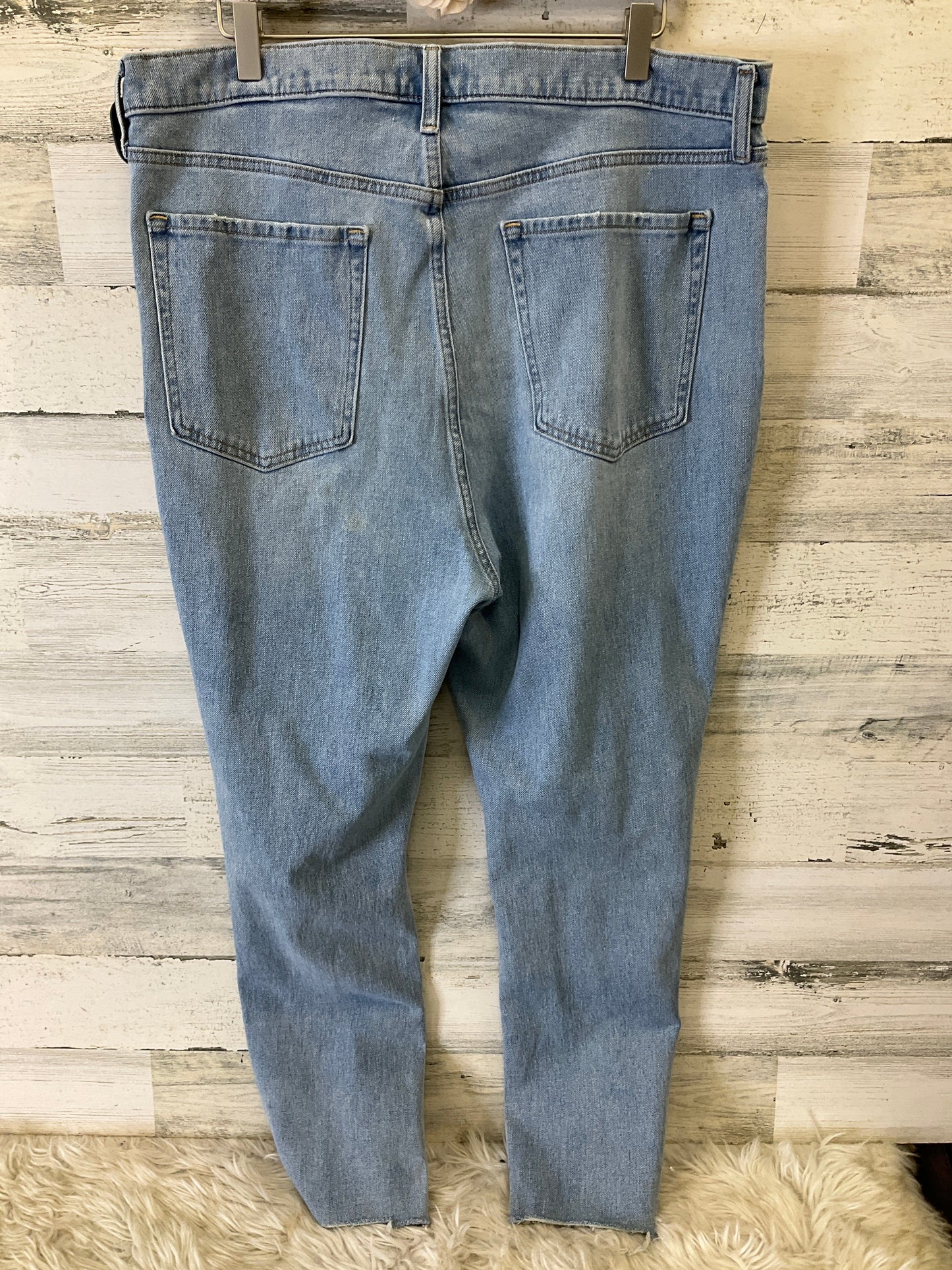 Jeans Straight By Banana Republic In Blue, Size: 18