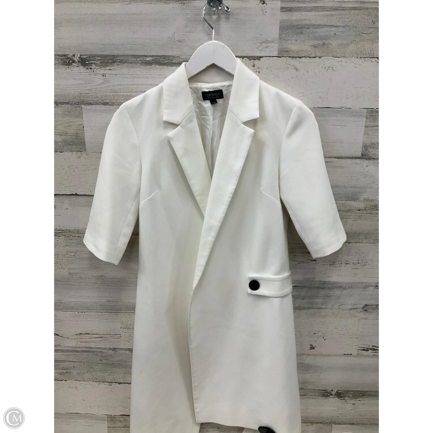 Blazer By Topshop In Cream, Size: Xs