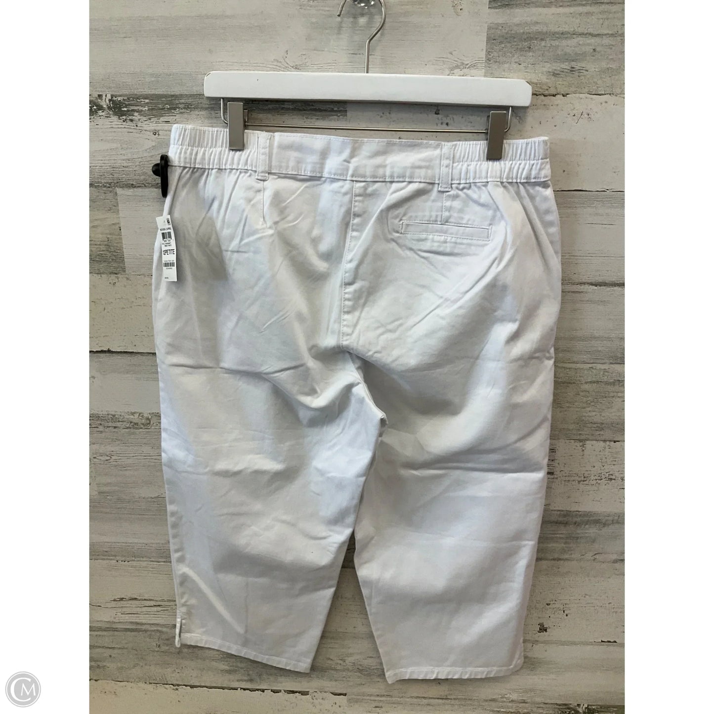Capris By Karen Scott In White, Size: 12