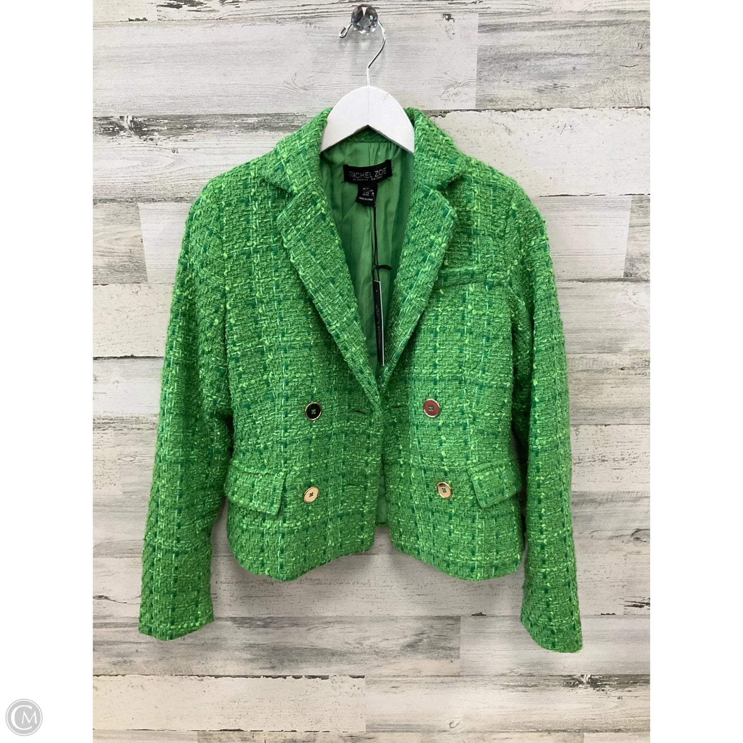 Blazer By Rachel Zoe In Green, Size: Xs
