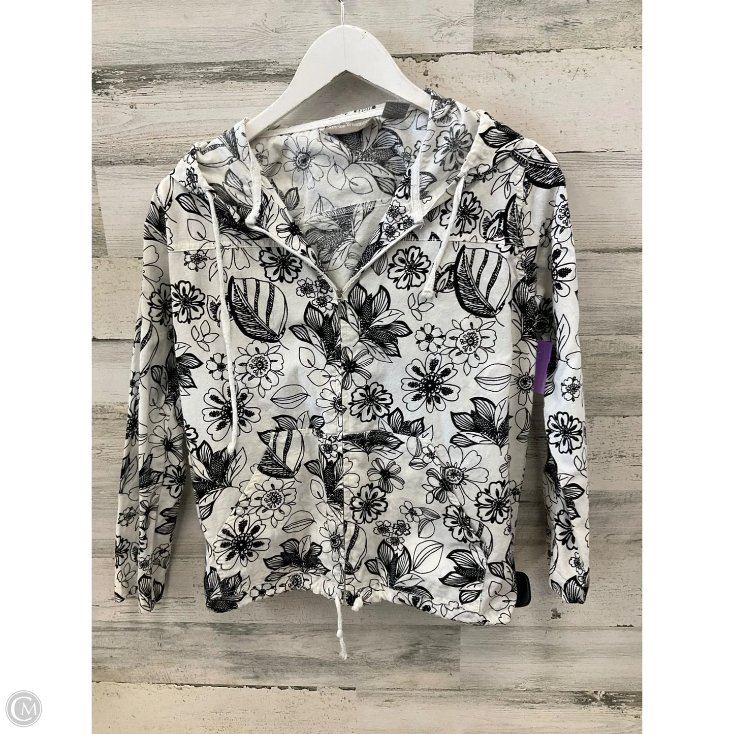 Jacket Other By Clothes Mentor In Black & White, Size: S