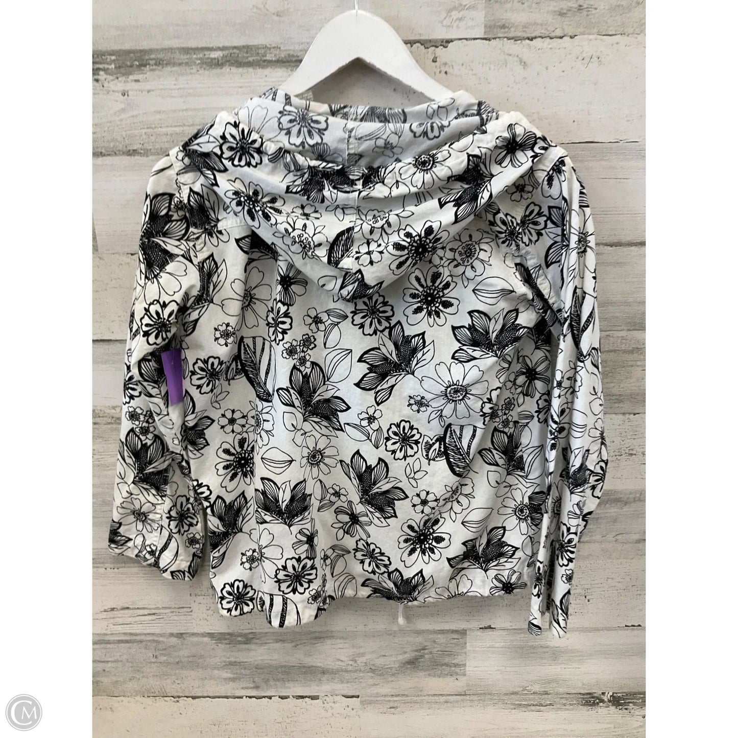 Jacket Other By Clothes Mentor In Black & White, Size: S