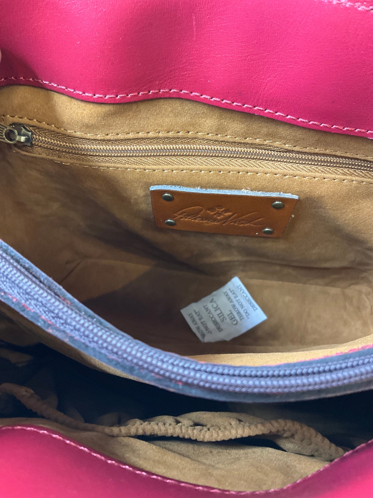 Handbag Leather By Patricia Nash Size: Medium