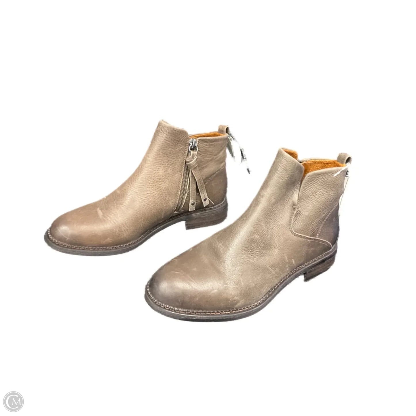 Boots Ankle Flats By Franco Sarto In Brown, Size: 6