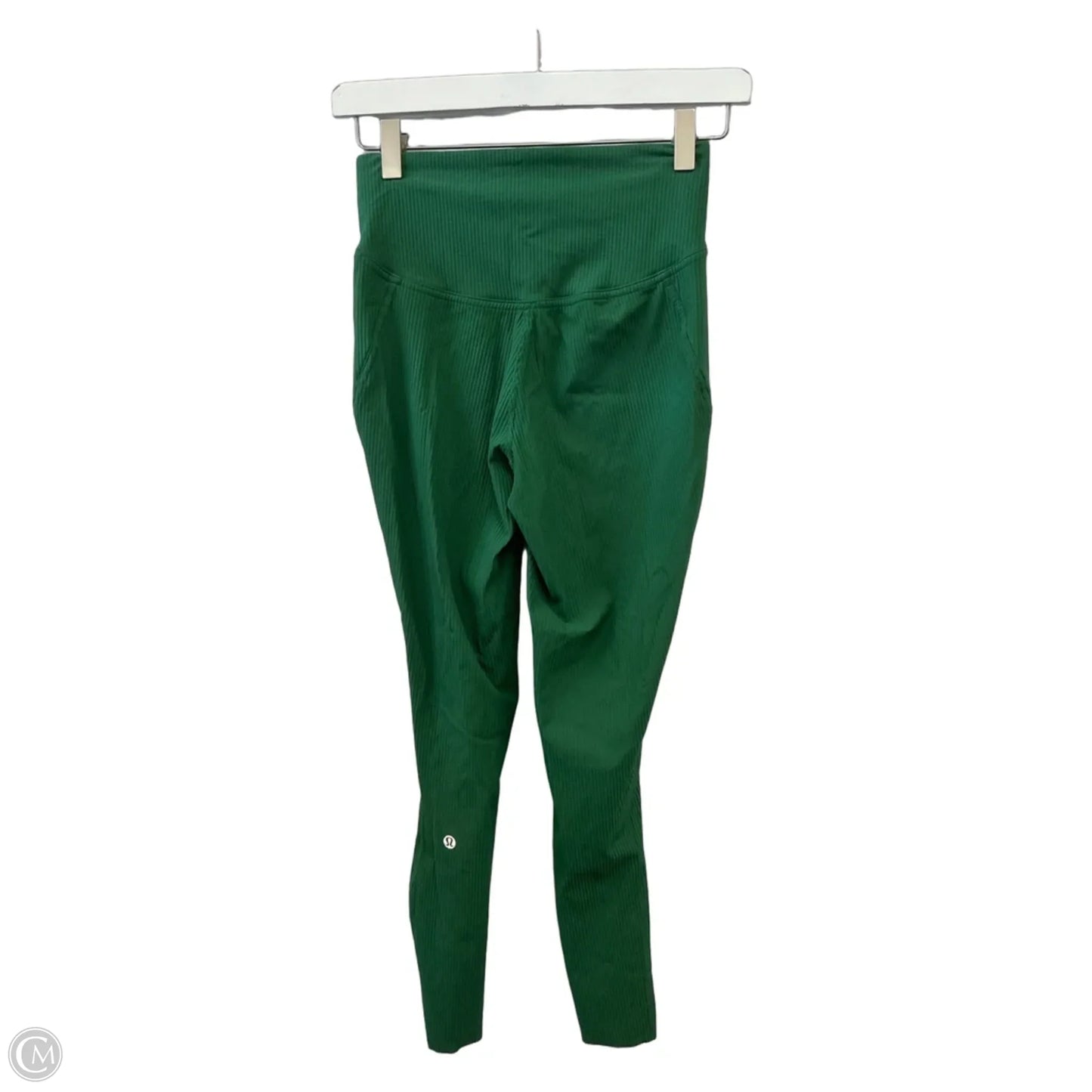 Athletic Leggings Capris By Lululemon In Green, Size: 4