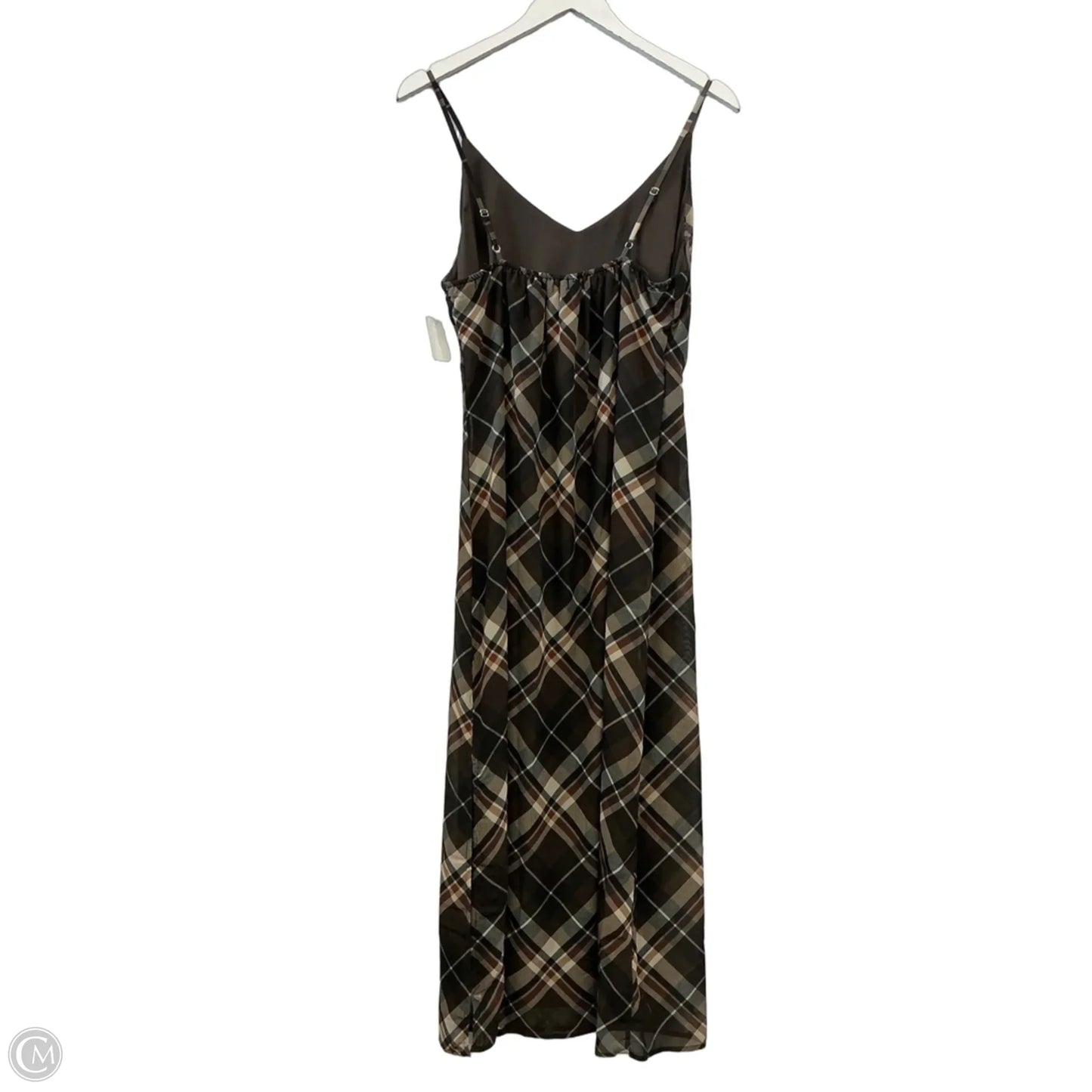 Dress Casual Maxi By Nicole By Nicole Miller In Brown, Size: S
