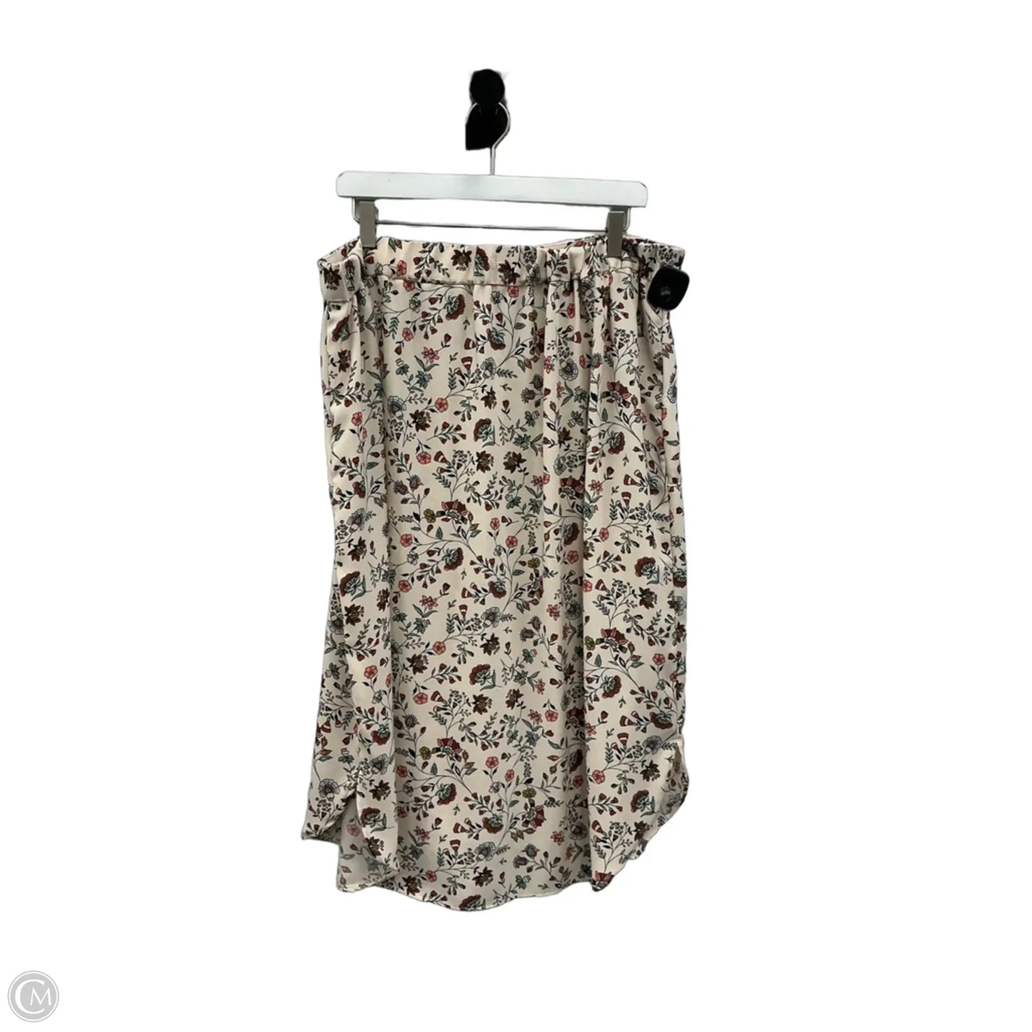 Skirt Midi By Maurices In Floral Print, Size: 16
