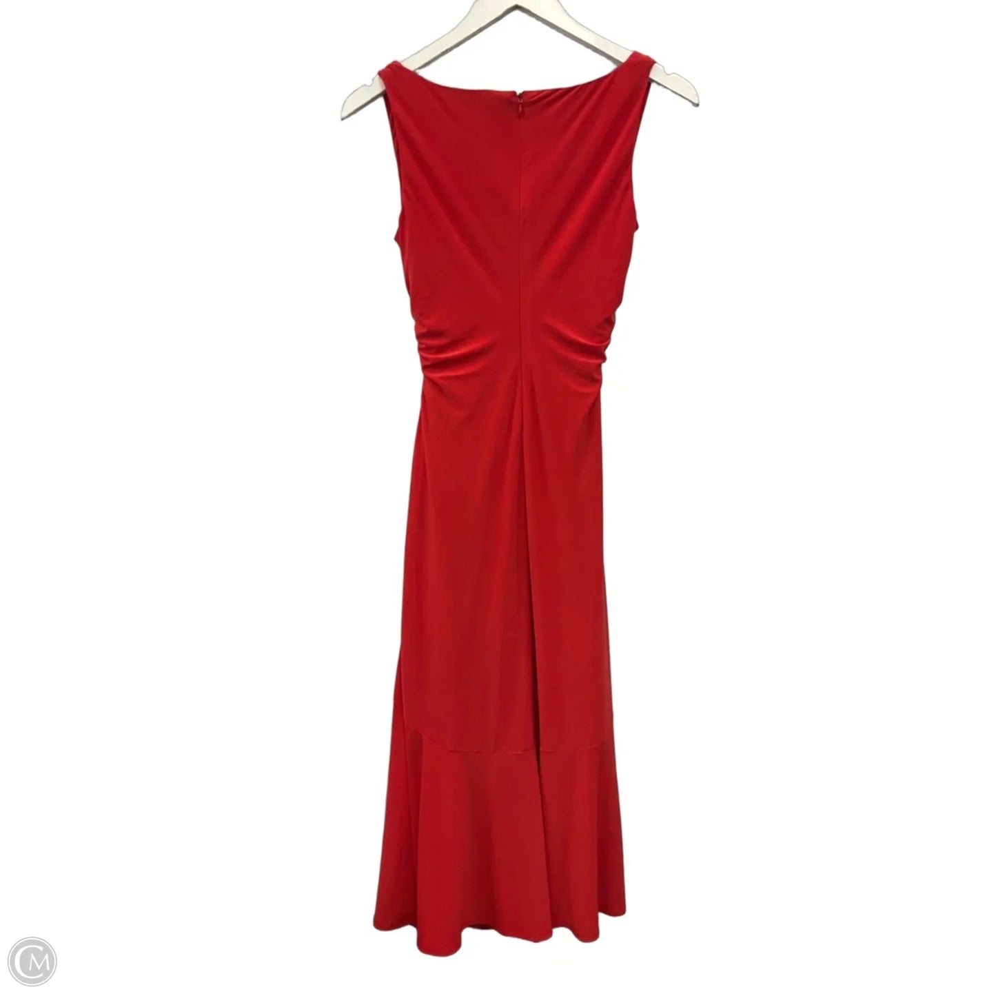 Dress Casual Midi By White House Black Market In Red, Size: Xs