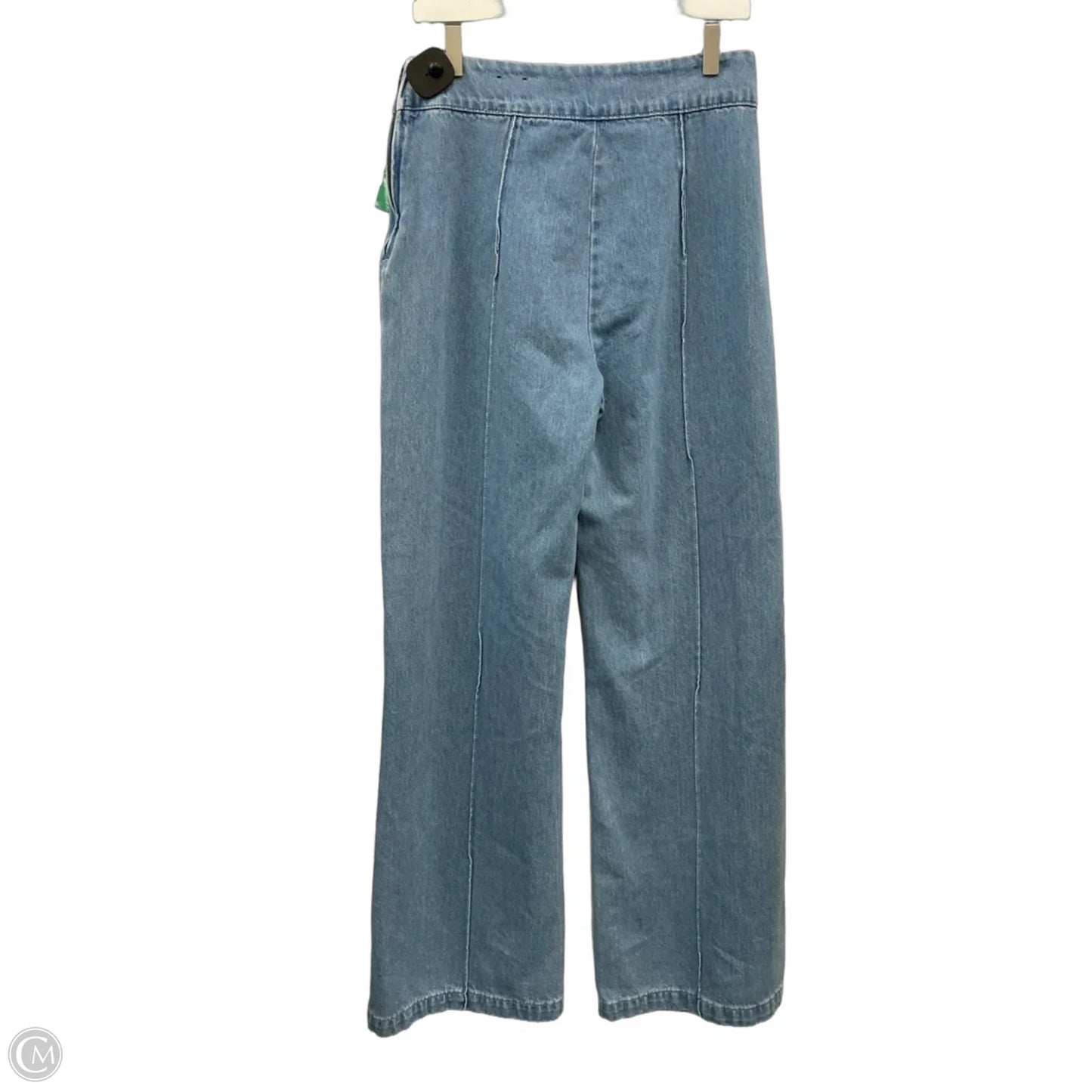Jeans Wide Leg By Fashion Nova In Blue Denim, Size: 12
