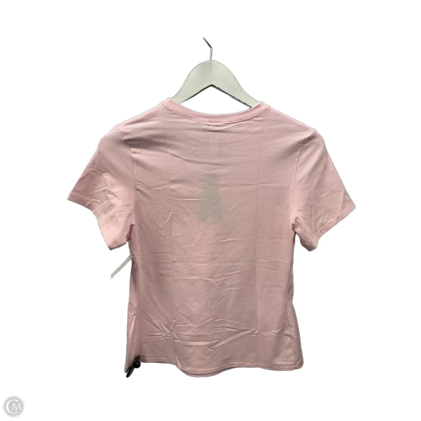 Athletic Top Short Sleeve By Skims In Pink, Size: L