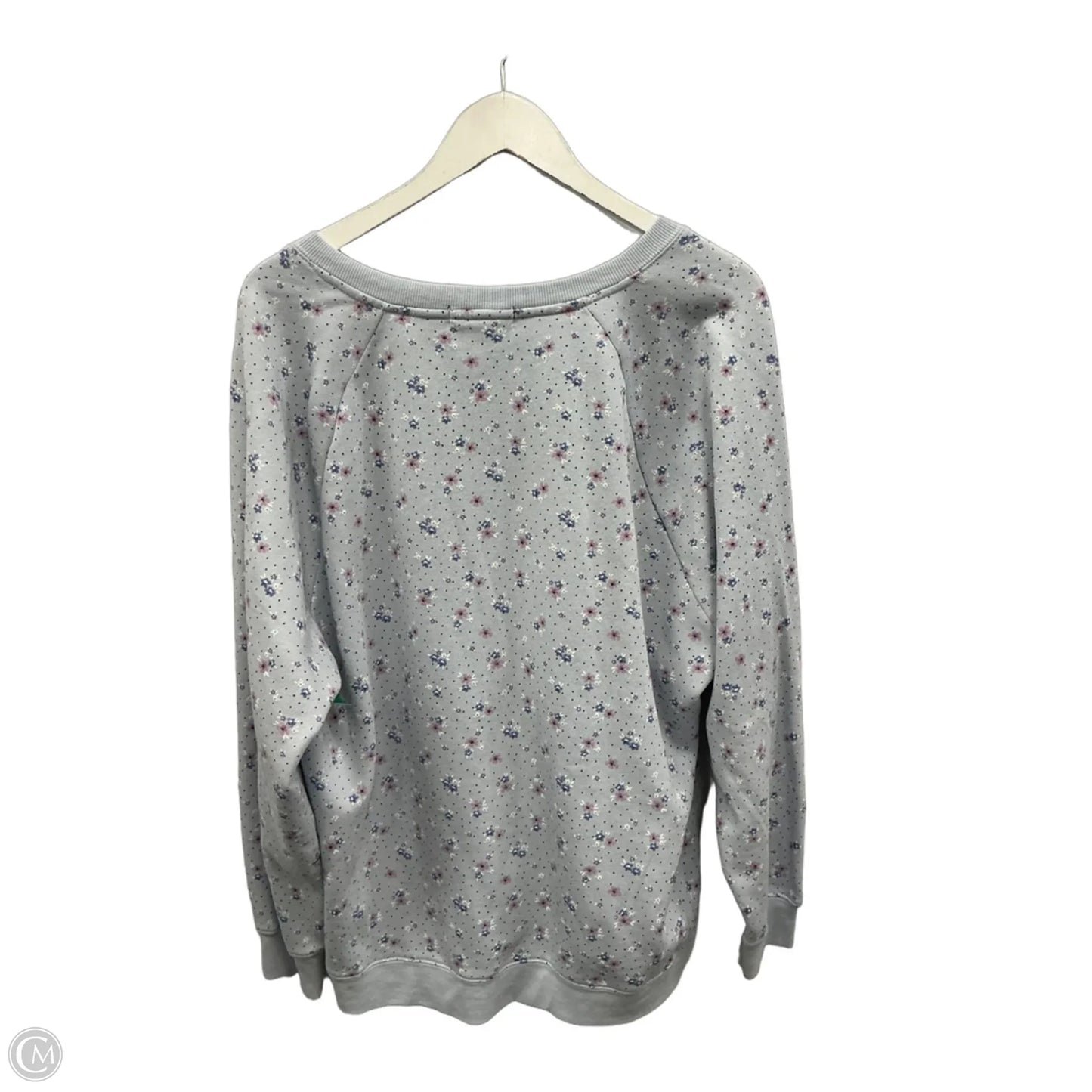 Sweatshirt Crewneck By Clothes Mentor In Floral Print, Size: Xl
