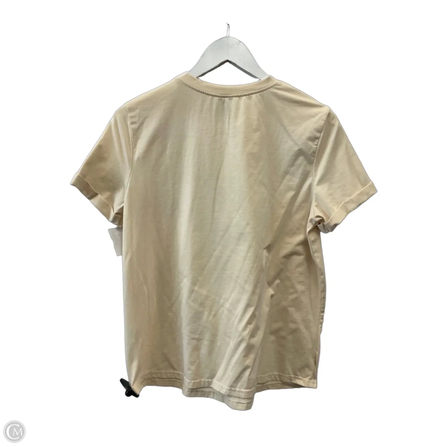 Top Short Sleeve By Emery Rose In Cream, Size: M