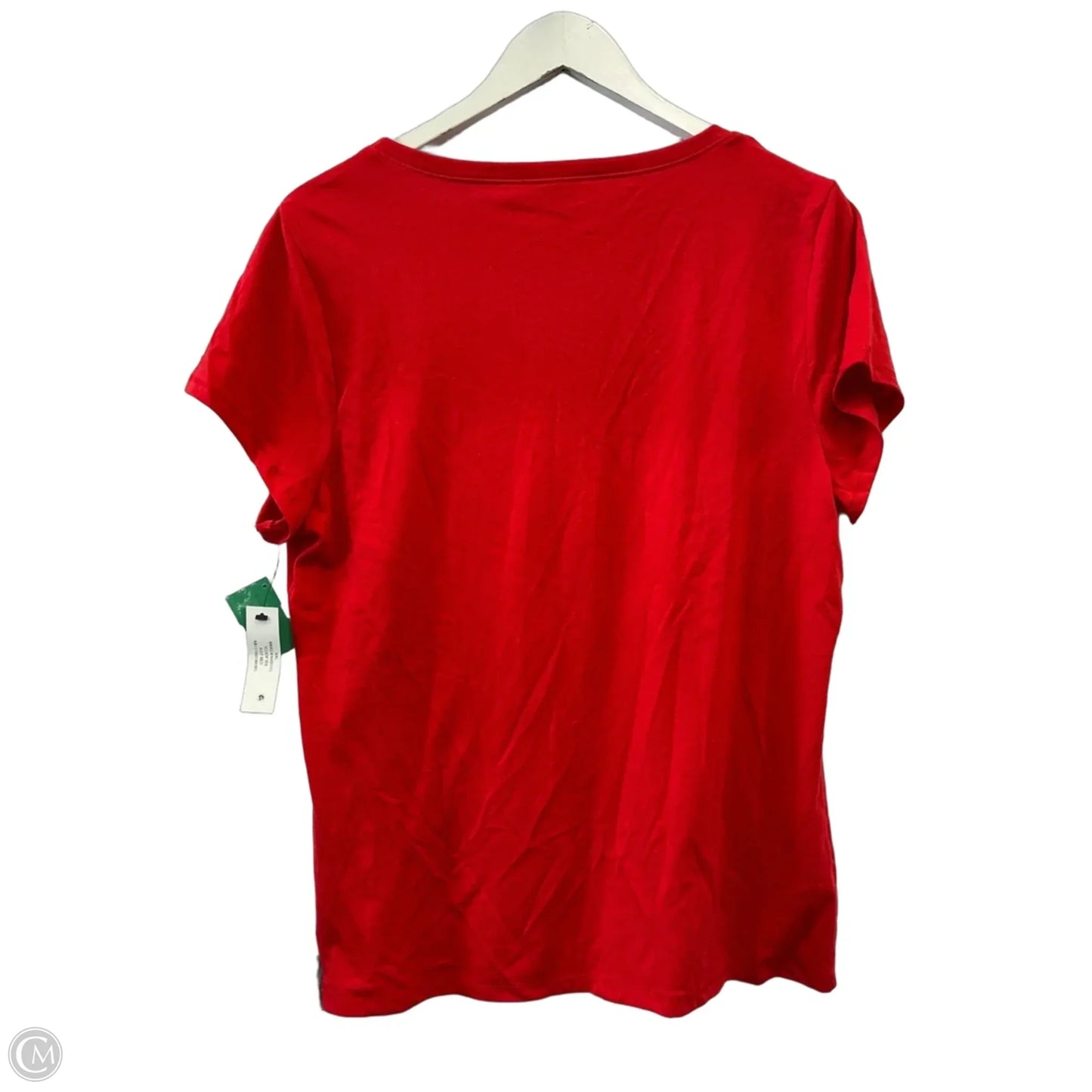 Top Short Sleeve By No Boundaries In Red, Size: Xxl