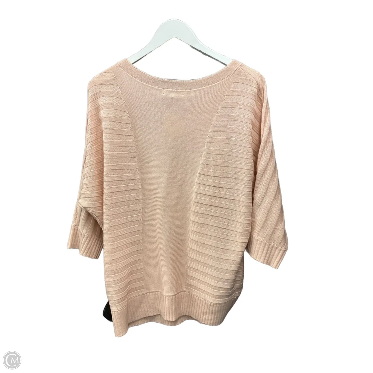 Sweater Short Sleeve By New York And Co In Pink, Size: S