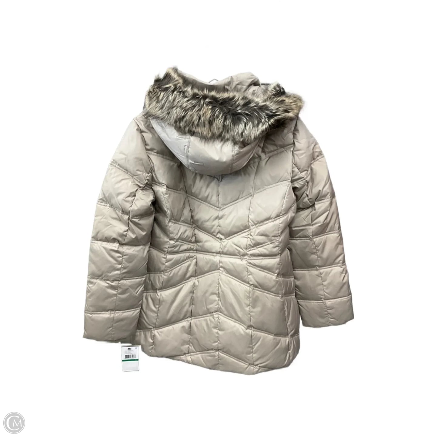 Coat Puffer & Quilted By London Fog In Beige, Size: L