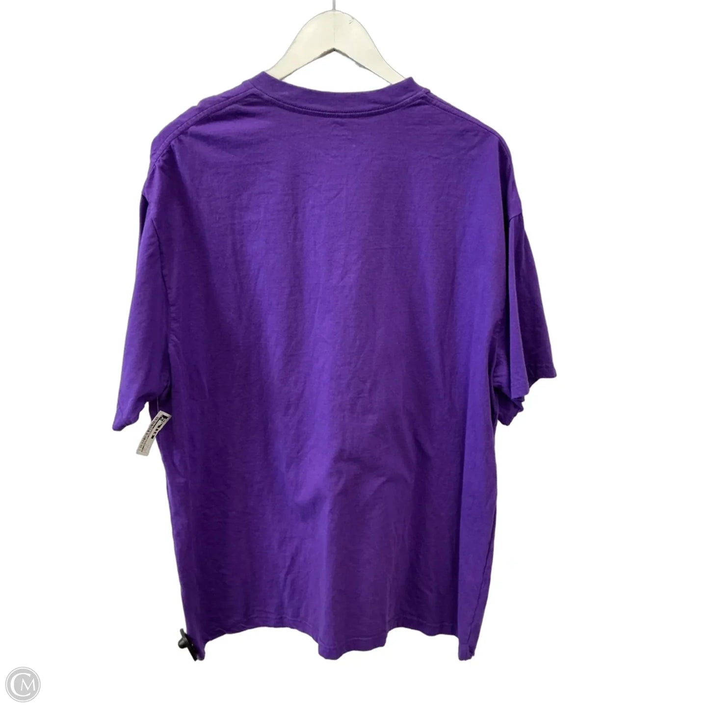 Top Short Sleeve By Clothes Mentor In Purple, Size: 2x