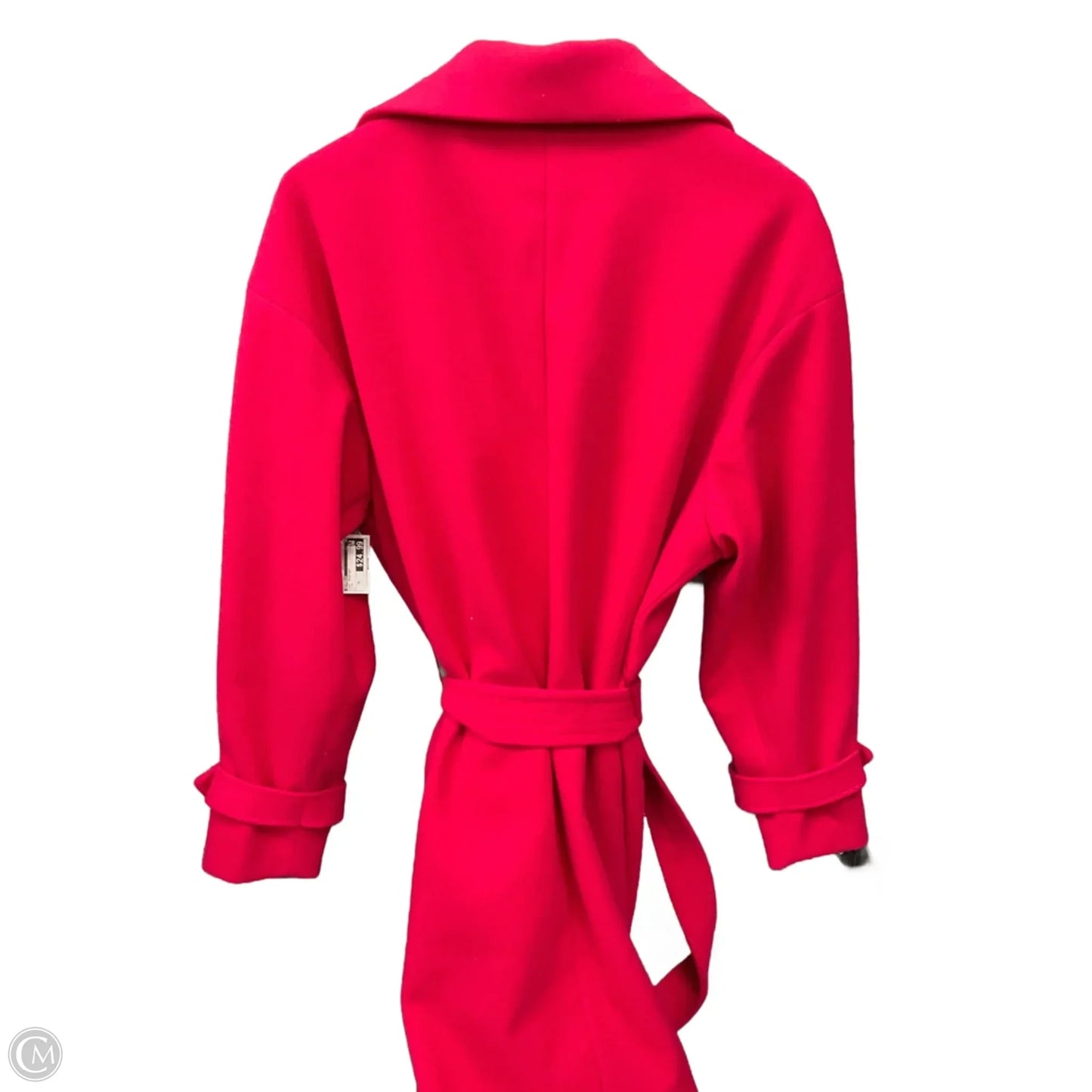 Coat Peacoat By Express In Pink, Size: Xl