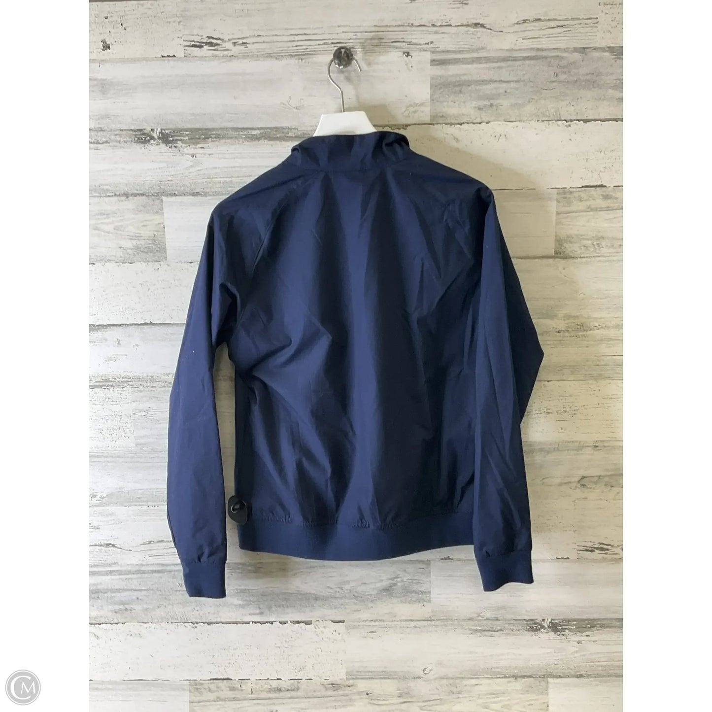 Jacket Windbreaker By Clothes Mentor In Navy, Size: M