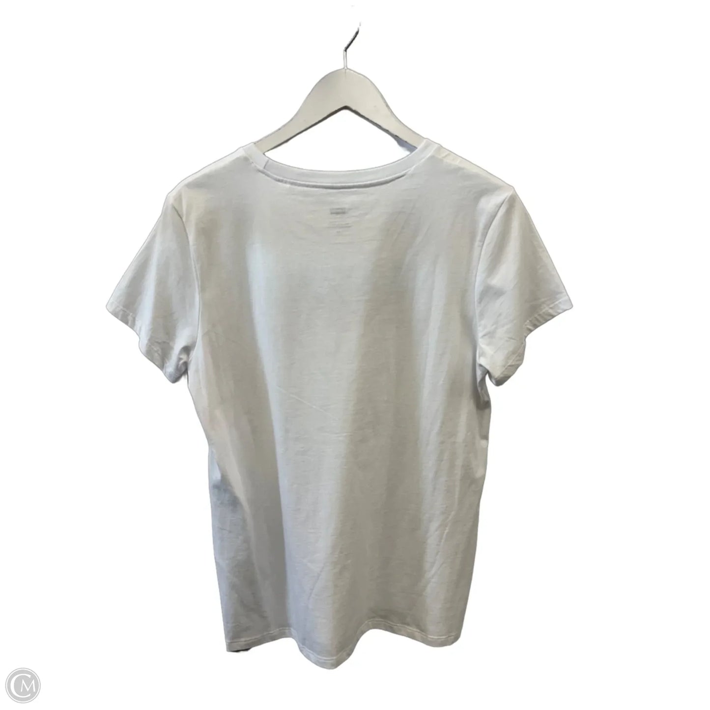 Top Short Sleeve By Levis In White, Size: L